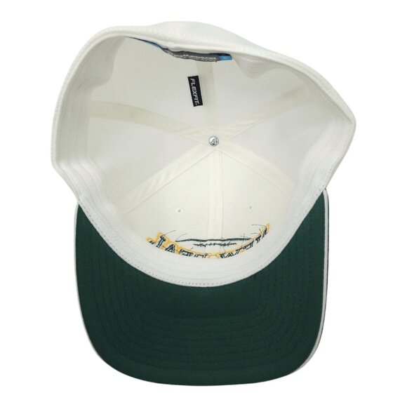 New Deal Lions L/XL Cap Back Mesh Embroidered Logo Flex Fit Trucker Baseball Hat - Picture 5 of 14